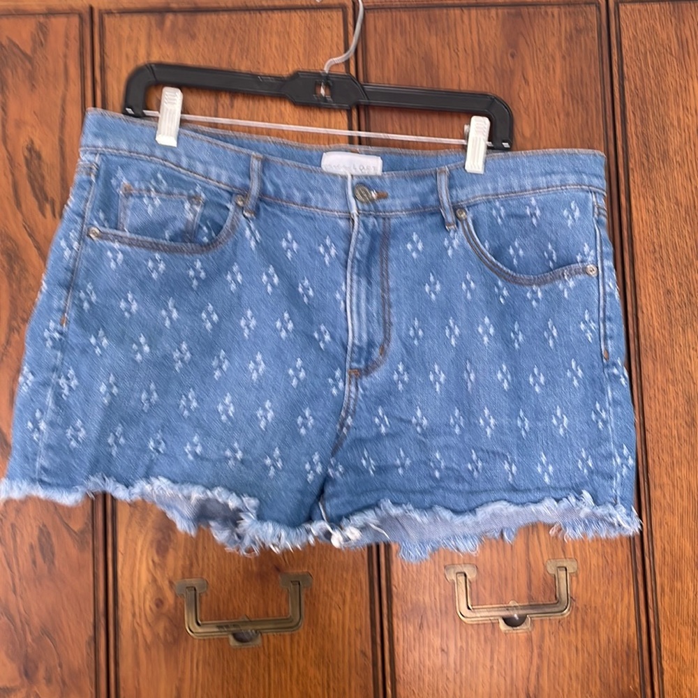 Loft Frayed Jean Shorts